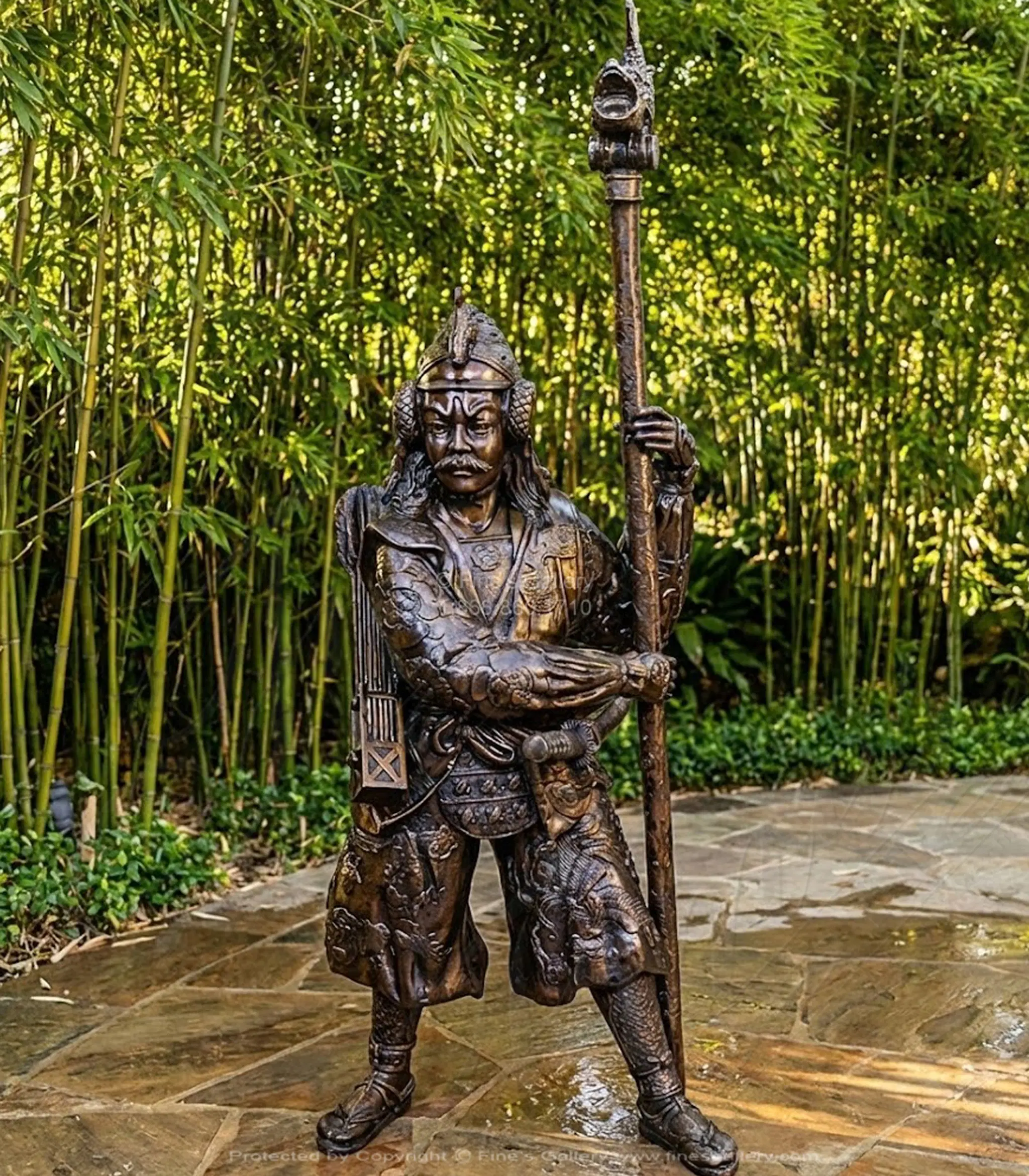 Bronze Asian Warrior