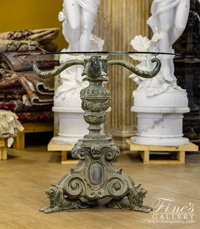 Patina Bronze Table Base