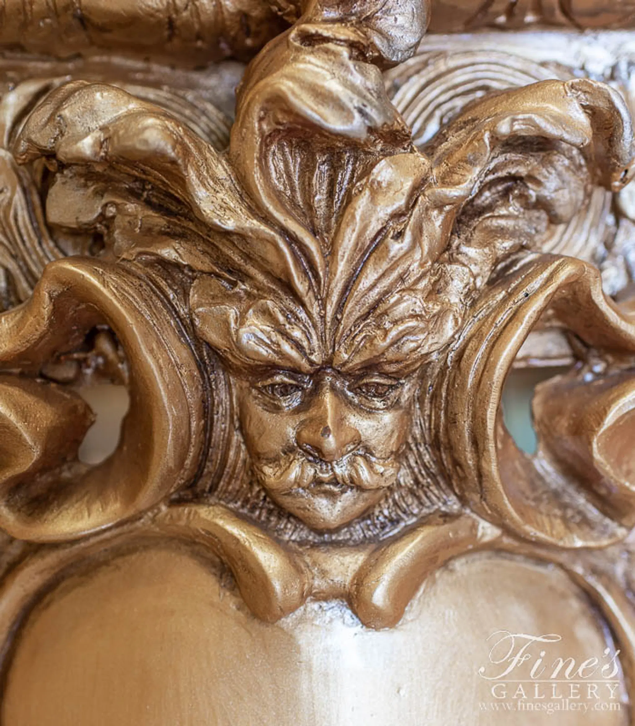 Bronze Table with Marble Top — Model BT-1186 — detail view 8