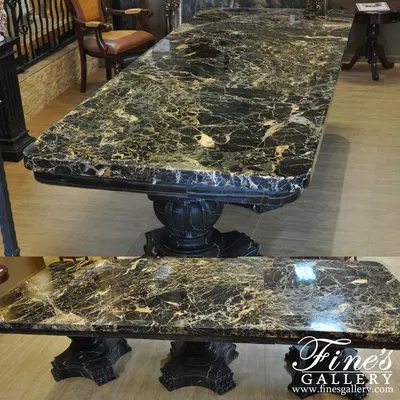 XL Portoro Gold Dining Table
