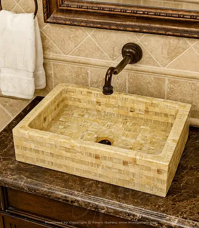 Farmhouse Sink in Rare Onyx
