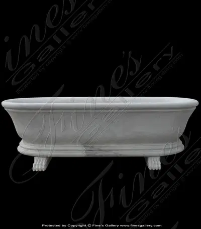 White Marble Tub