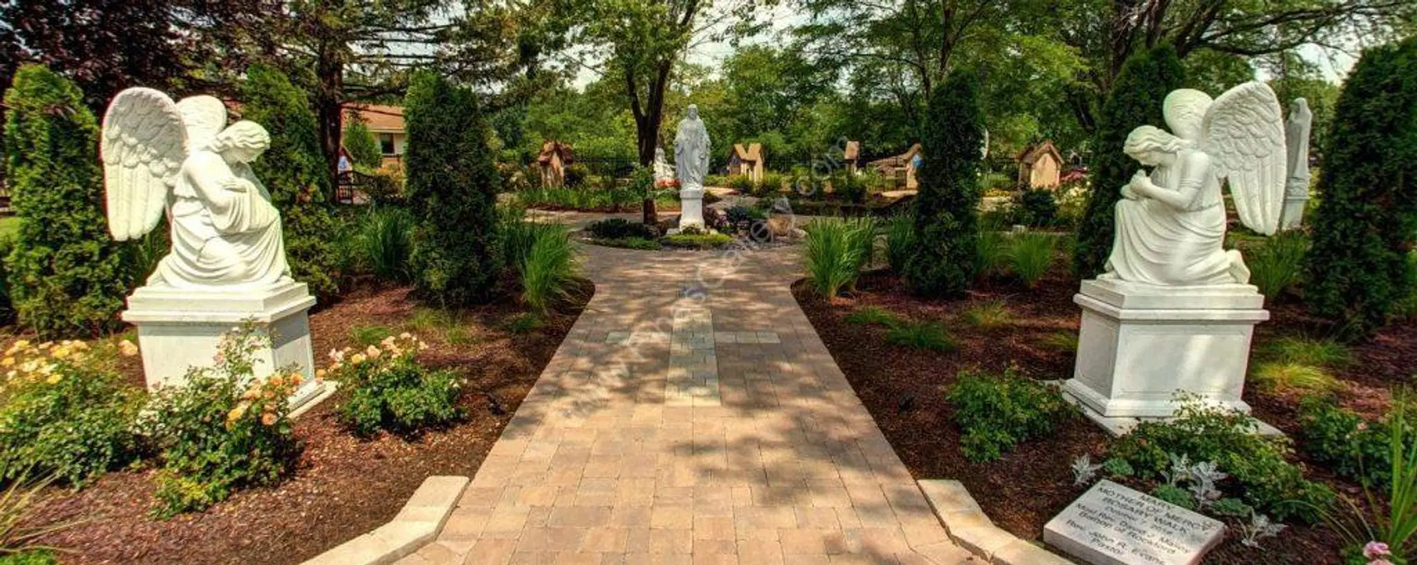 St Rita's Rockford IL - Rosary Walk Prayer Garden