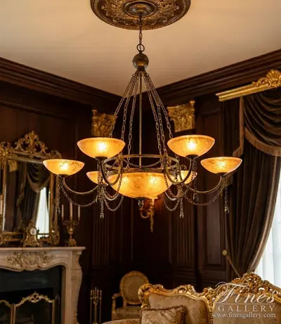 Onyx Lighting Chandelier - Elegant Black Plated Hardware with Golden Beige Onyx Fixtures - Luxury Home Lighting
