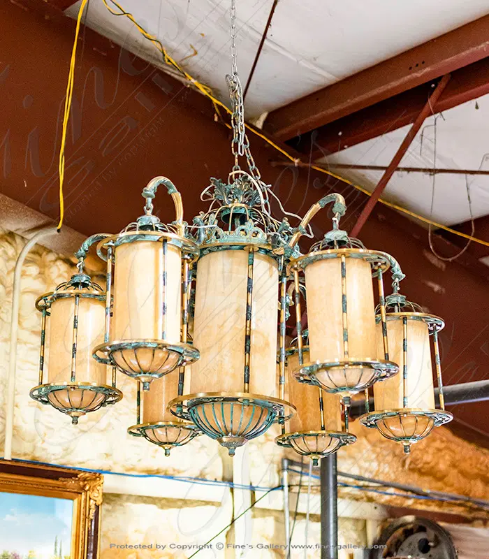Old World Onyx Chandelier