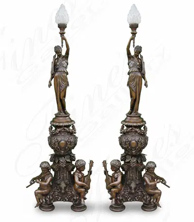 Ornate Bronze Lampost