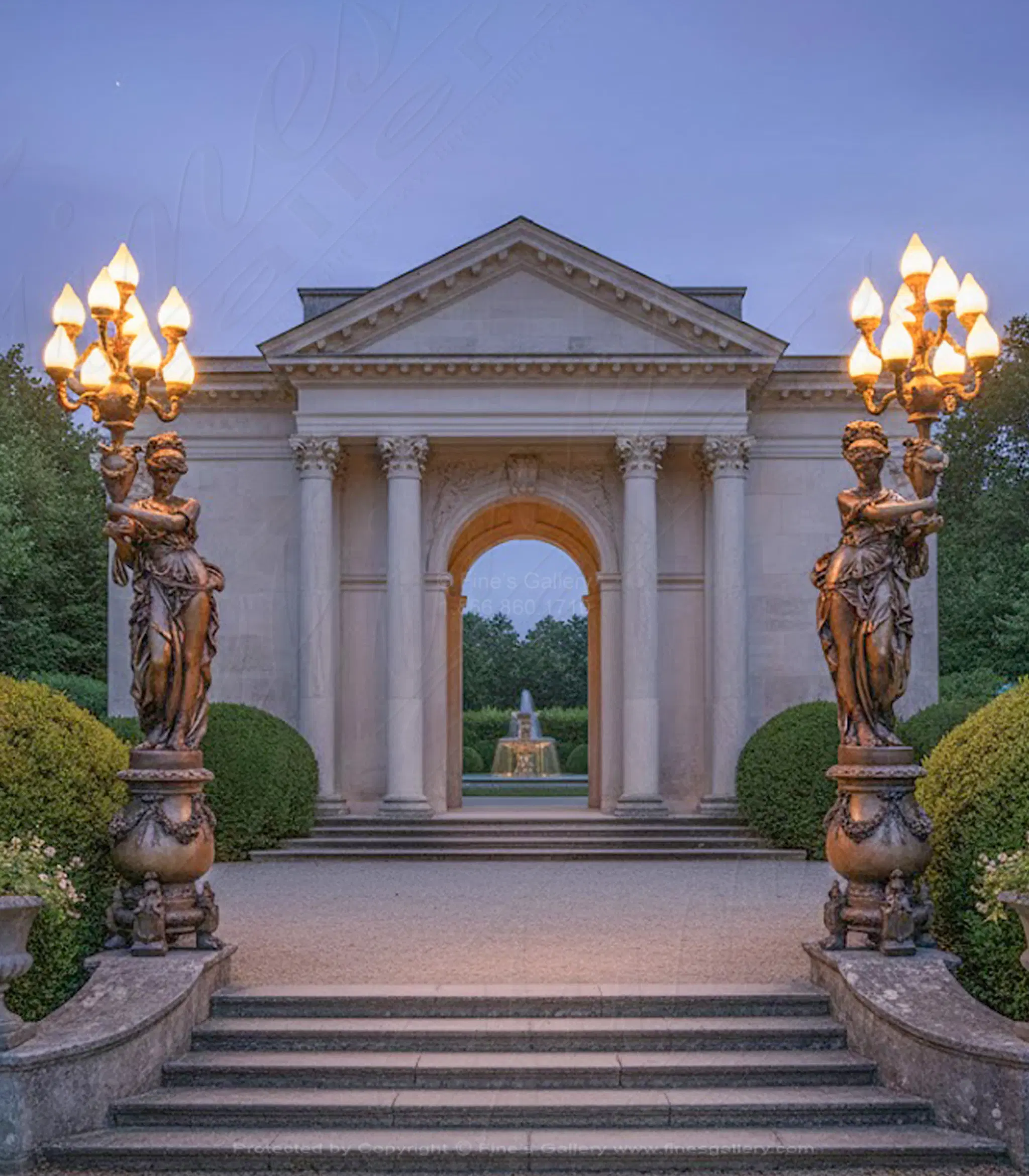 Stunning Outdoor Bronze Lampposts - Elegant Pair for Garden and Driveway Lighting