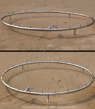 108" Dia Commercial Stainless Spray Ring