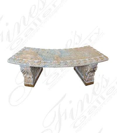 Curved Granite Bench