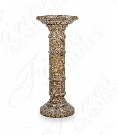 32" tall Vintage Italian Marble Pedestal