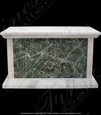 White/Green Marble Base II