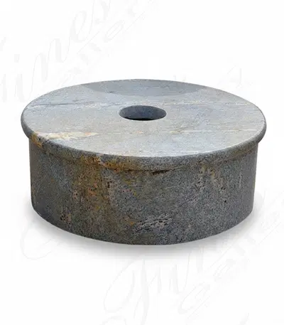Antique Griggio Granite Hollow Base - Decorative Fountain Support - Marble Accessories