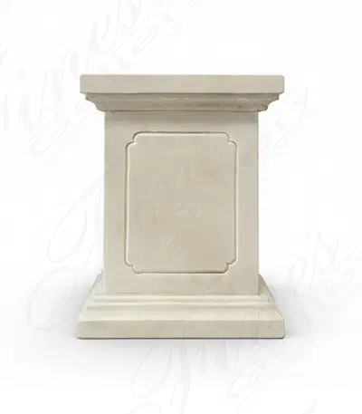 Art Base in Statuary Marble