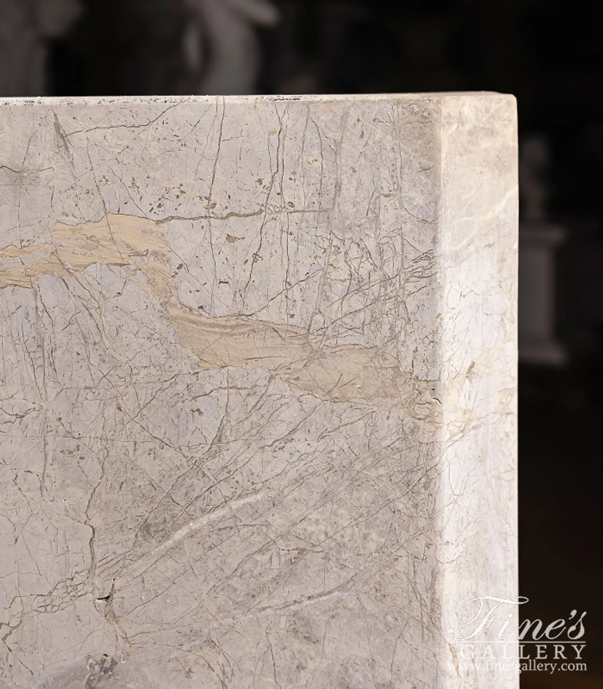 Vintage Age marble pedestal in Contemporary Style — Model MBS-369 — detail view 5