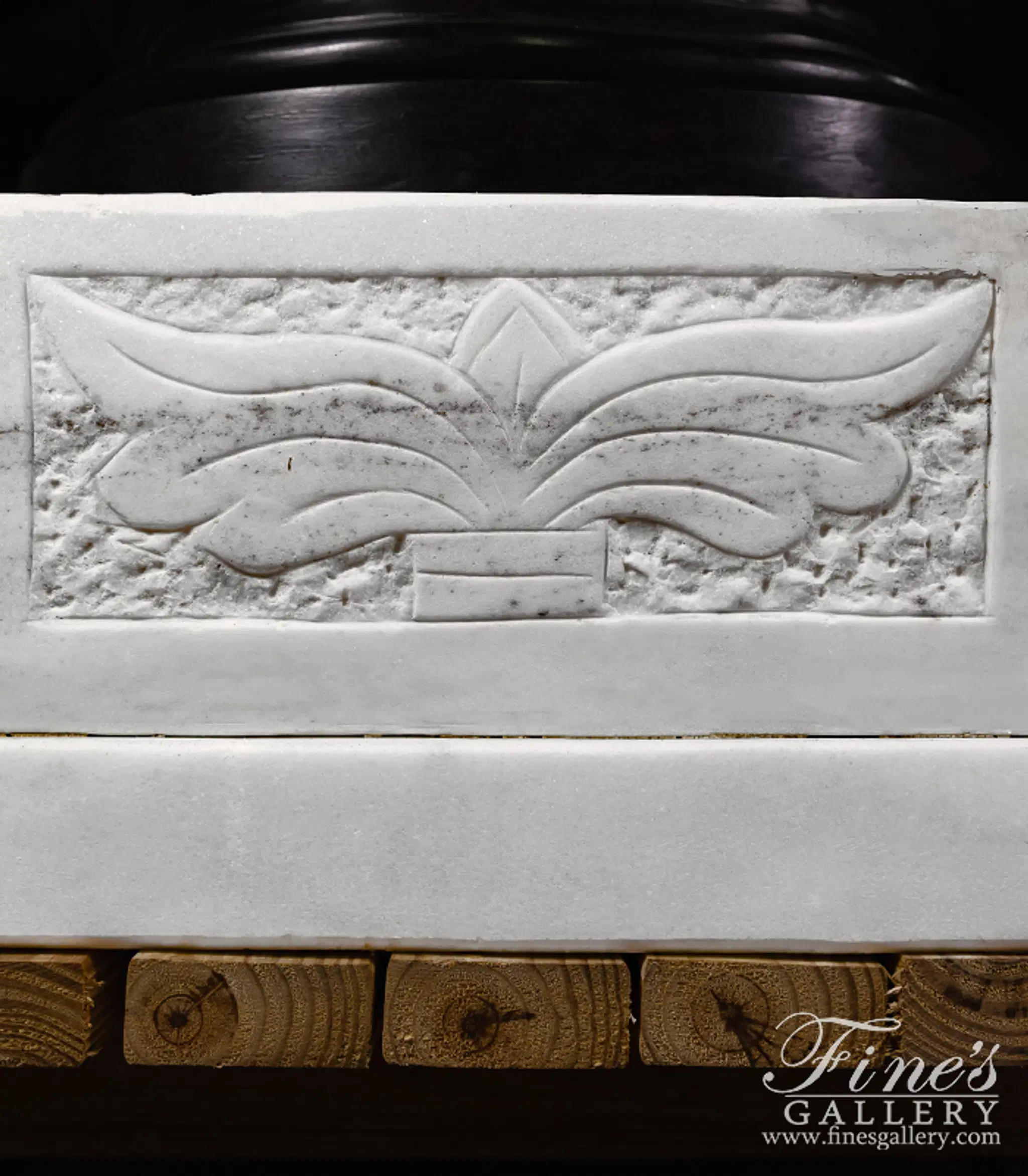 Vintage Decorative Marble Pedestal — Model MBS-370 — detail view 4