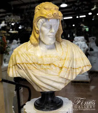 Alexander the Great Marble Bust
