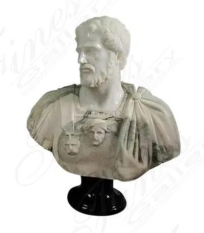 Roman Soldier in Paonazzo Marble