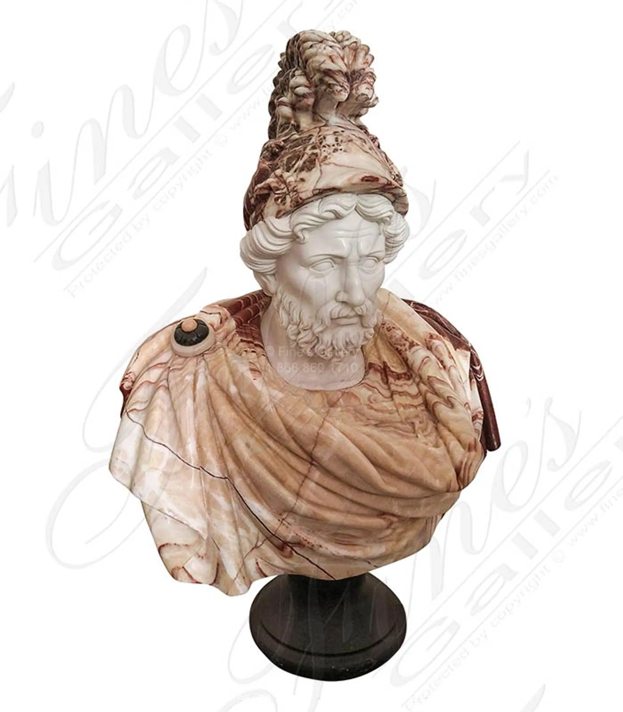 Roman Soldier in Multicolor marble and onyx