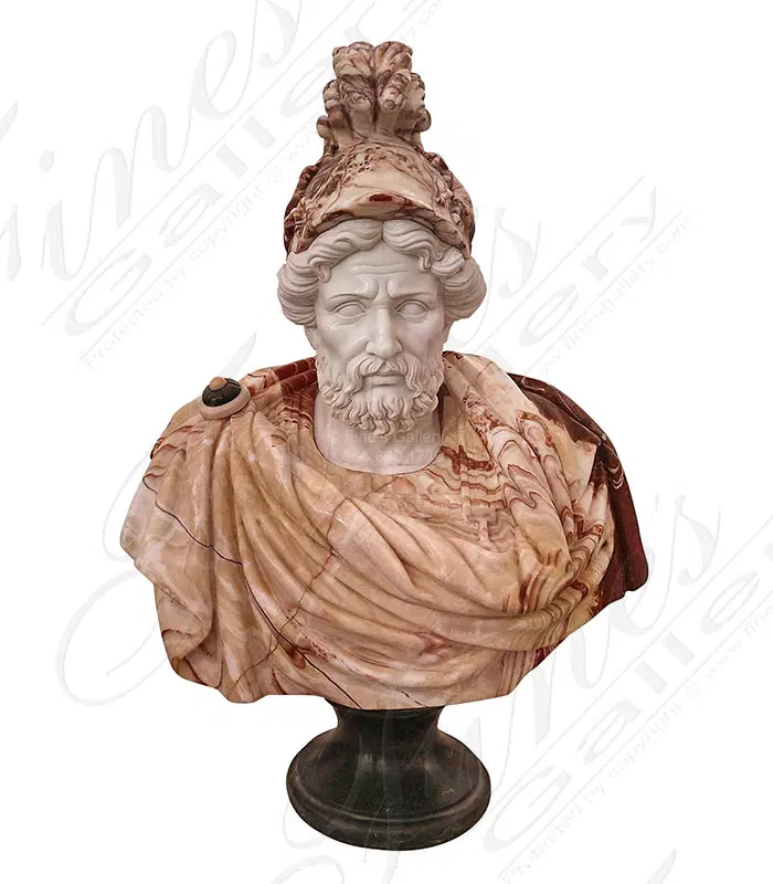 Roman Soldier in Multicolor marble and onyx
