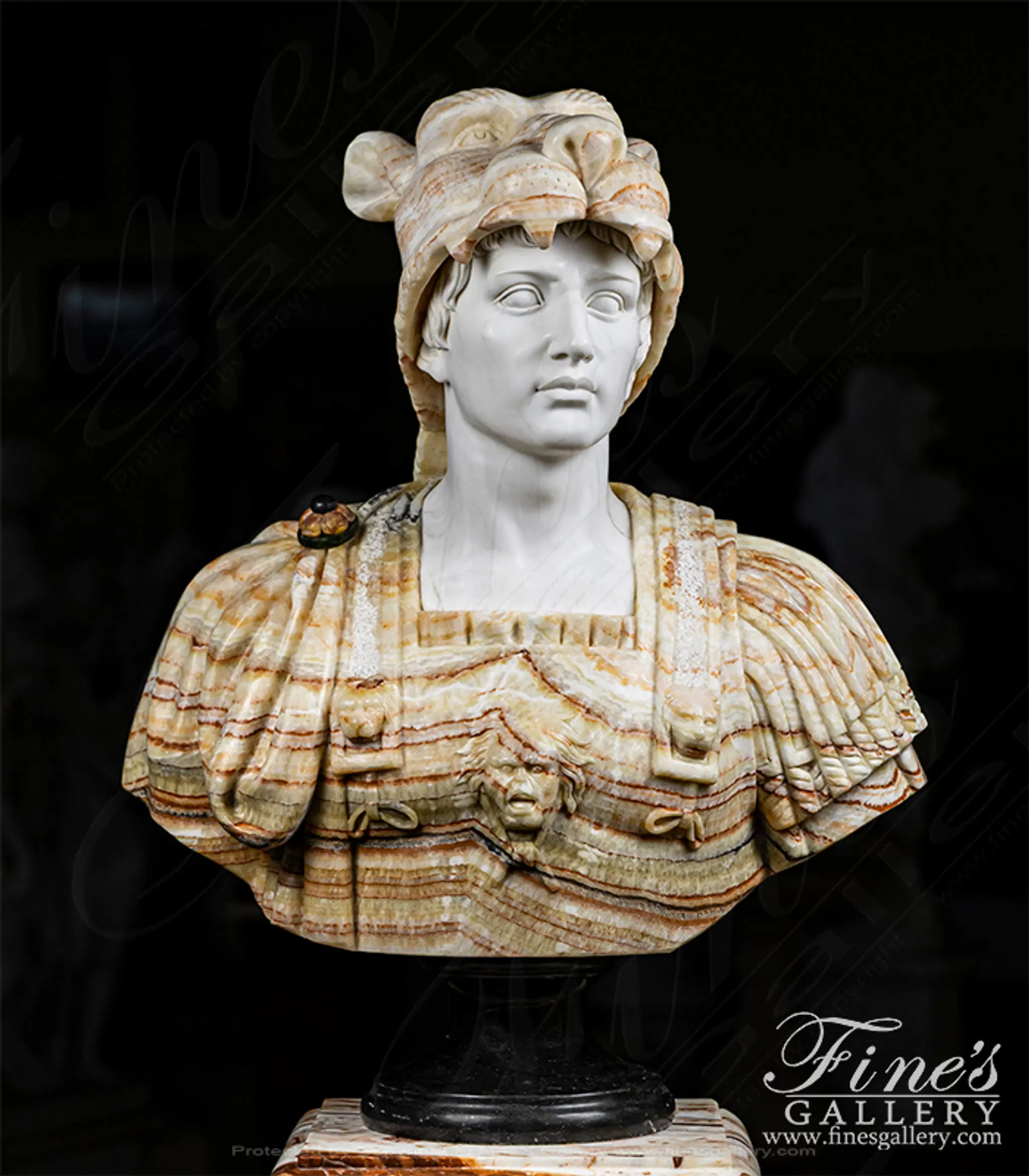 Alexander The Great Marble Bust
