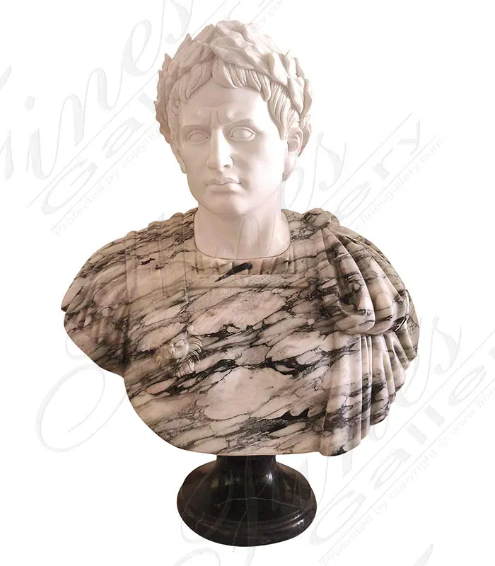 Italian Marble Bust of Julius Caeasar 