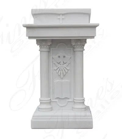 Marble Pulpit in AAA Grade, Statuary Marble