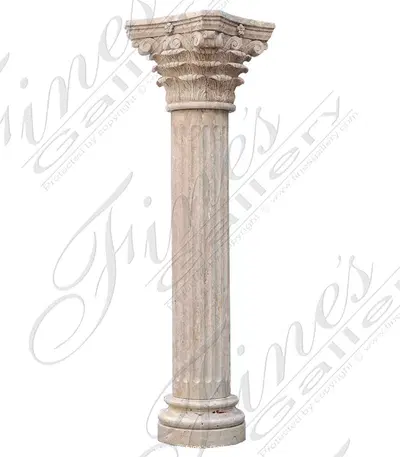 Beige Marble Column