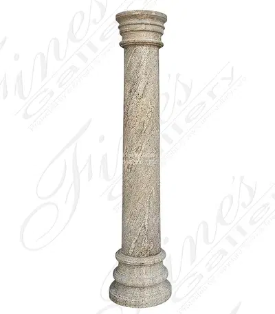 A Simplistic Style Column in Antique Gold Granite