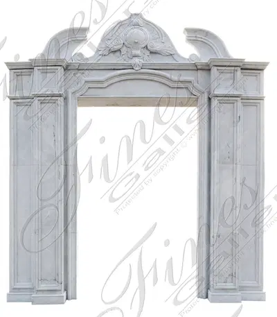 Classical White Marble Entranc