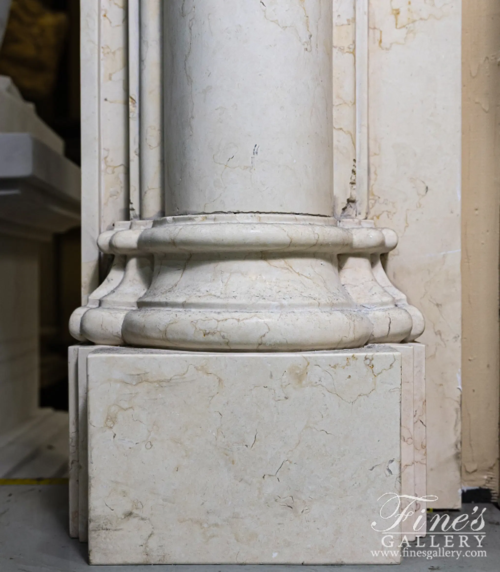 Cream Marble Door Surround — Model MD-163 — detail view 6
