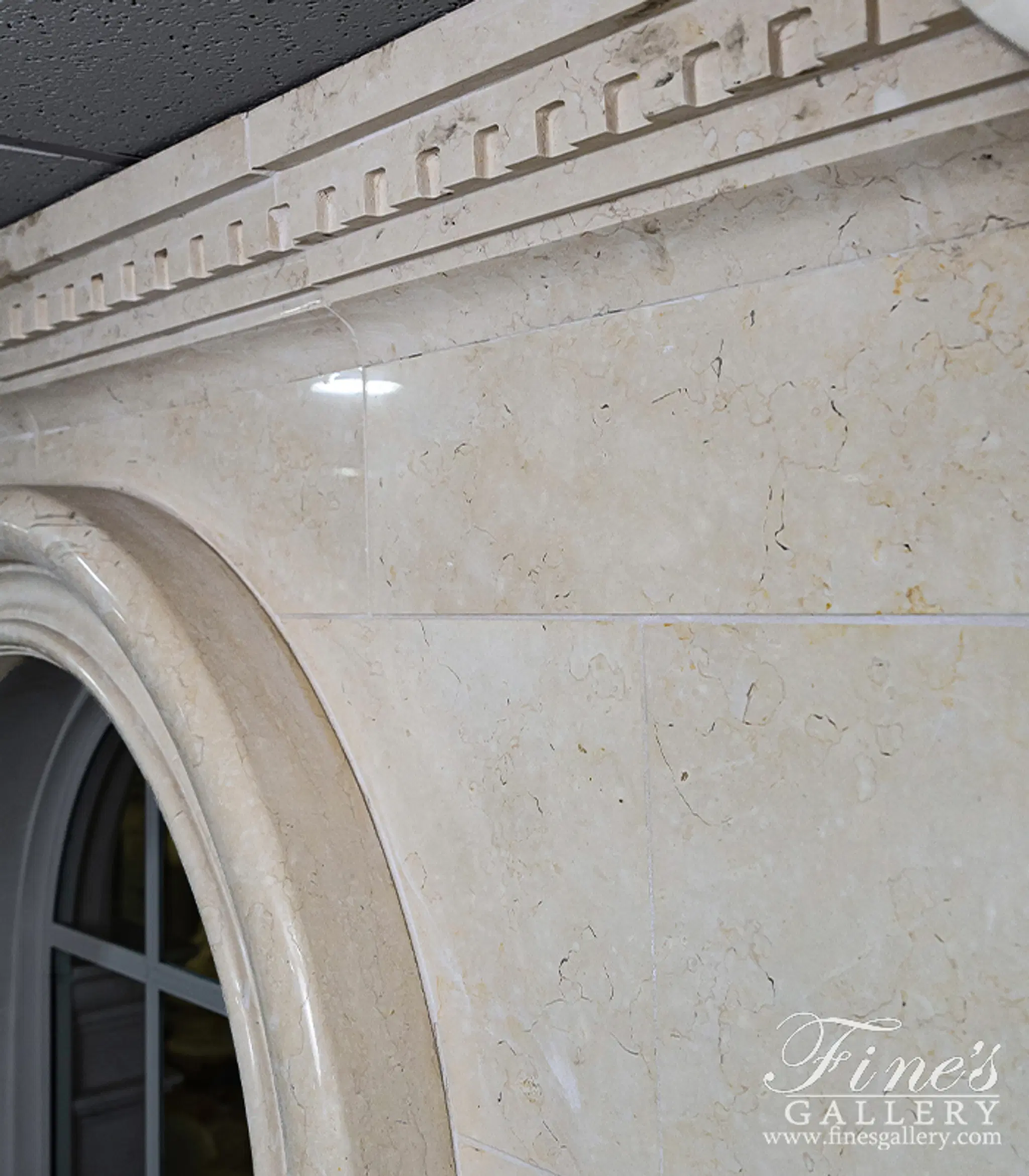 Cream Marble Door Surround — Model MD-163 — detail view 10