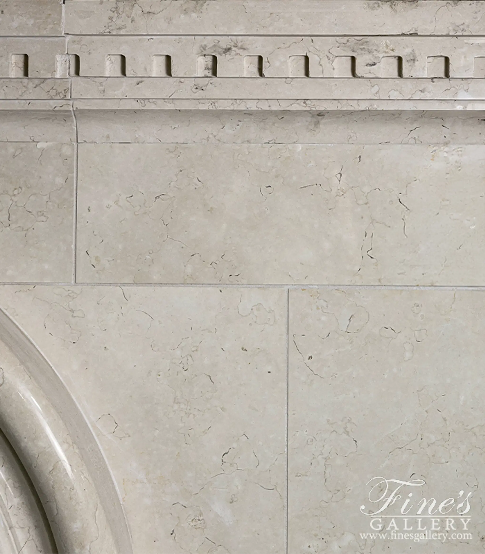 Cream Marble Door Surround — Model MD-163 — detail view 11