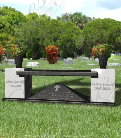 Black and White Granite Memorial