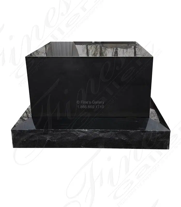 Black Granite Base and Rocky Edge Sub Base