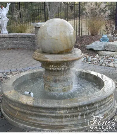 Rotating Granite Fountain