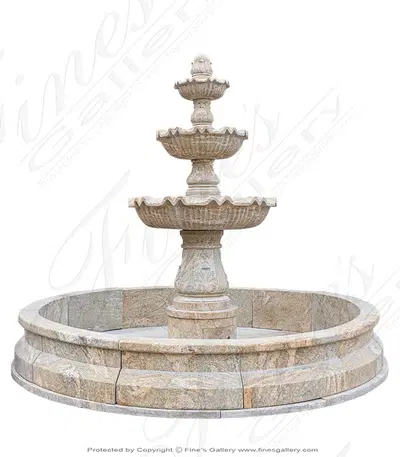 Luxury Granite Garden Fountain