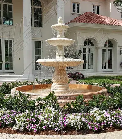 Pink Marble Fountain