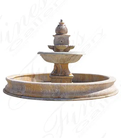 Antique Gold Granite Fountain
