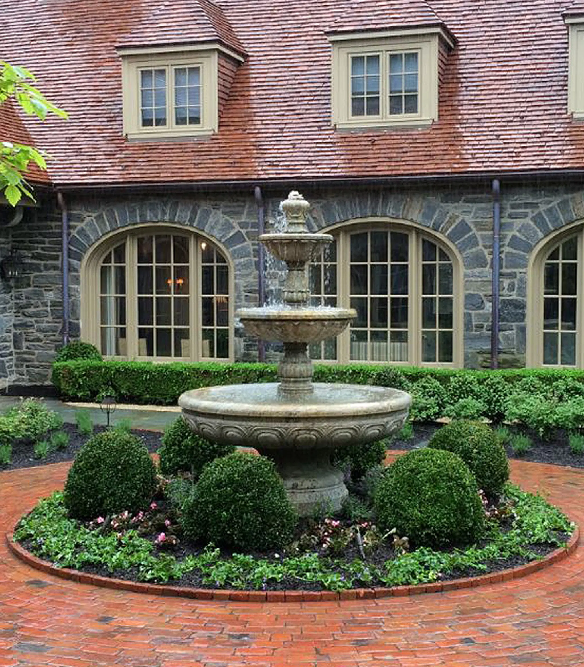 Granite Motor Court Three Tiered Fountain — Model MF-1329 — detail view 1