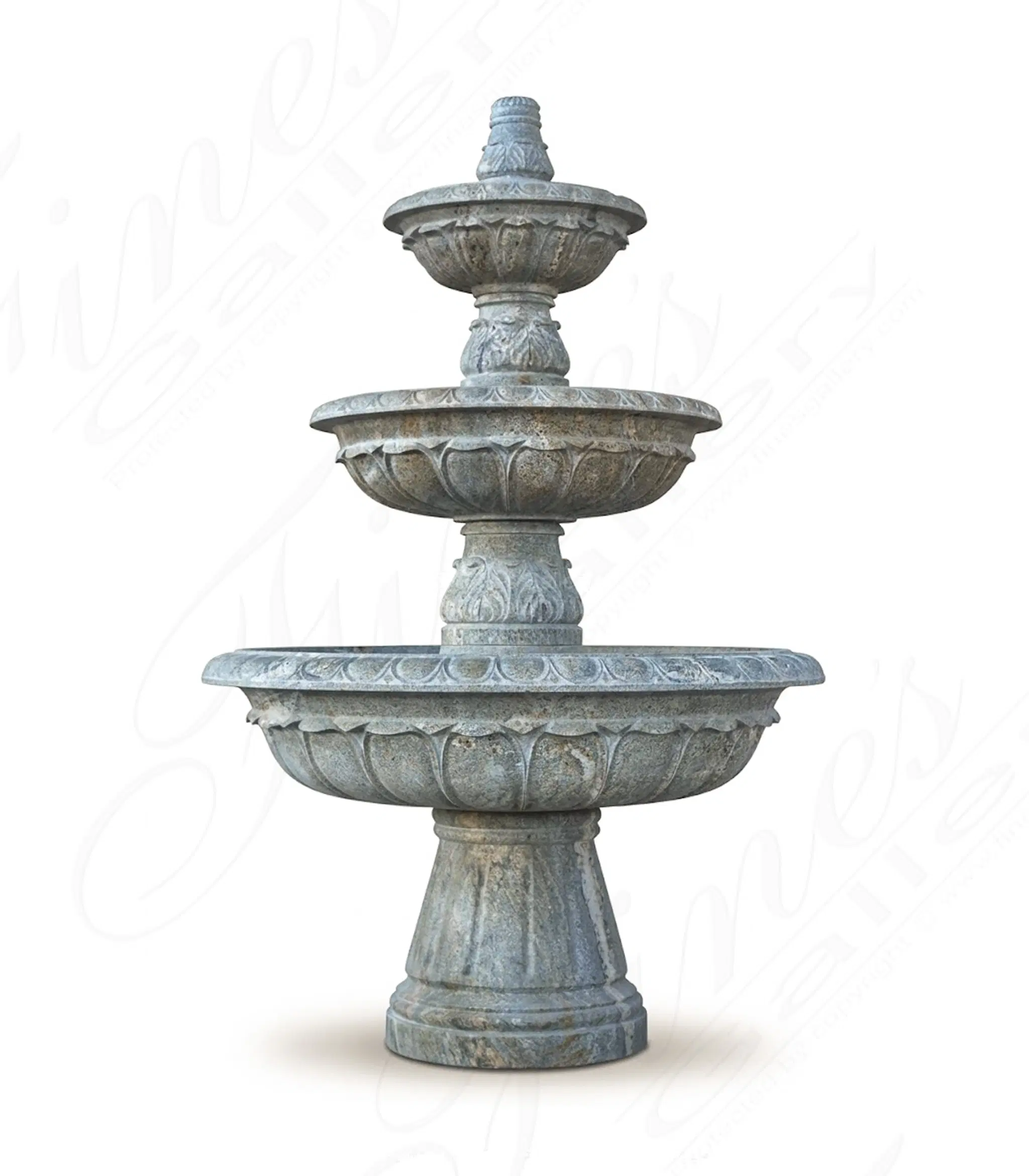 Classic Granite Garden Fountain XL — Model MF-1372 — Hand-Crafted by Fine's Gallery