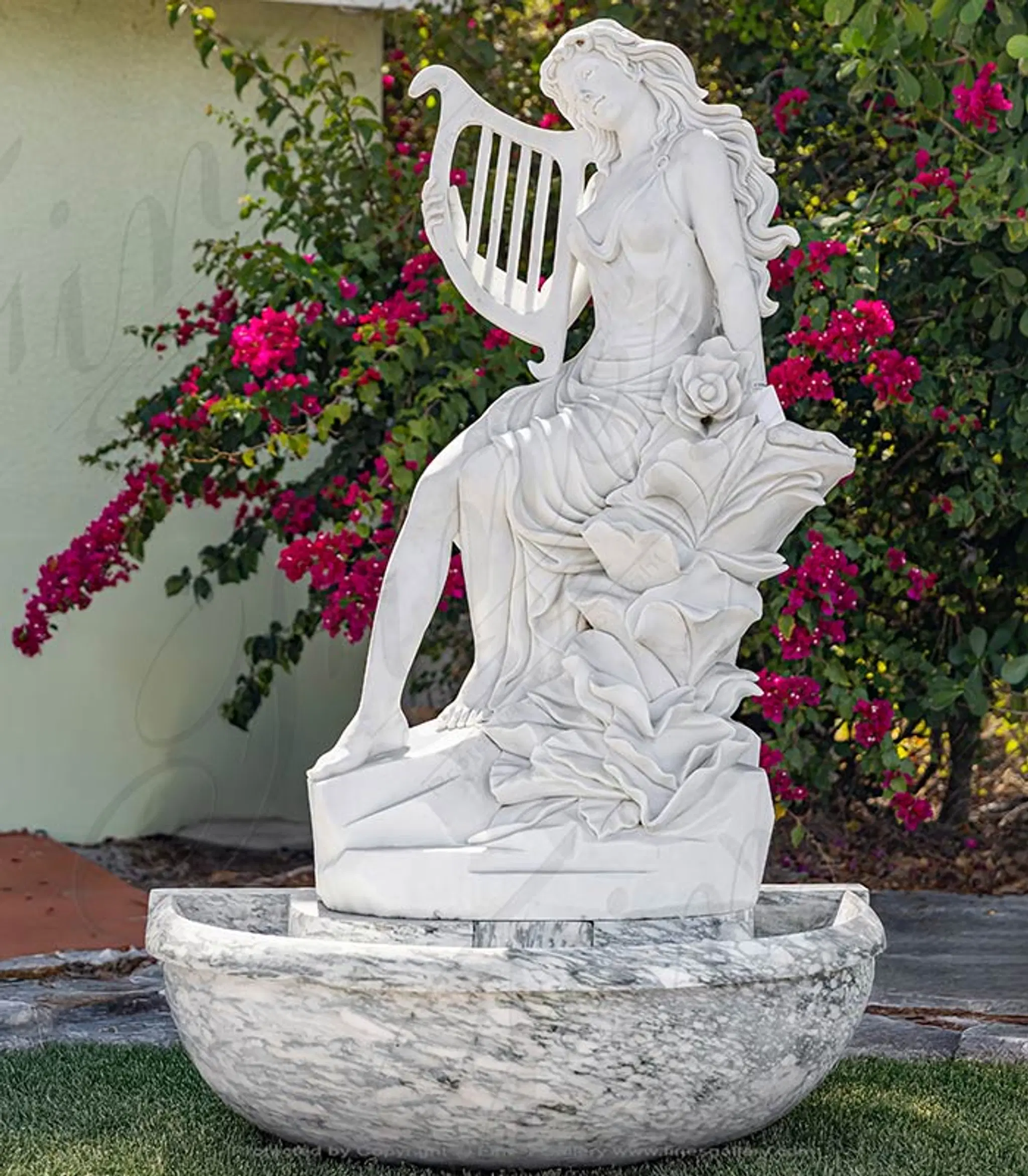 Enchanting Beauty Marble Wall Fountain