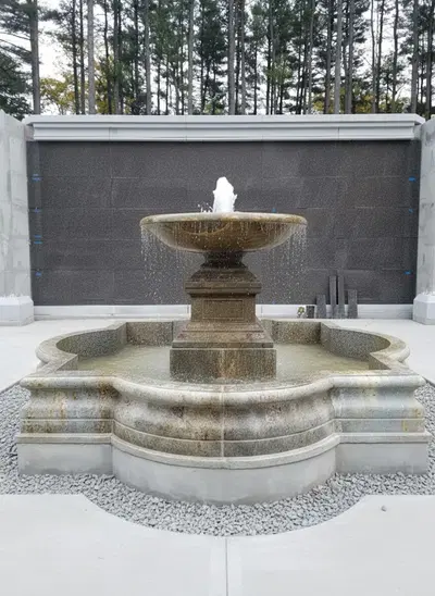 Classic One Tier Granite Fountain