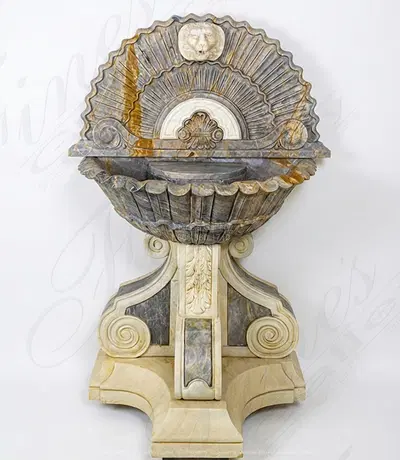 Antique Style Wall Marble Fountain