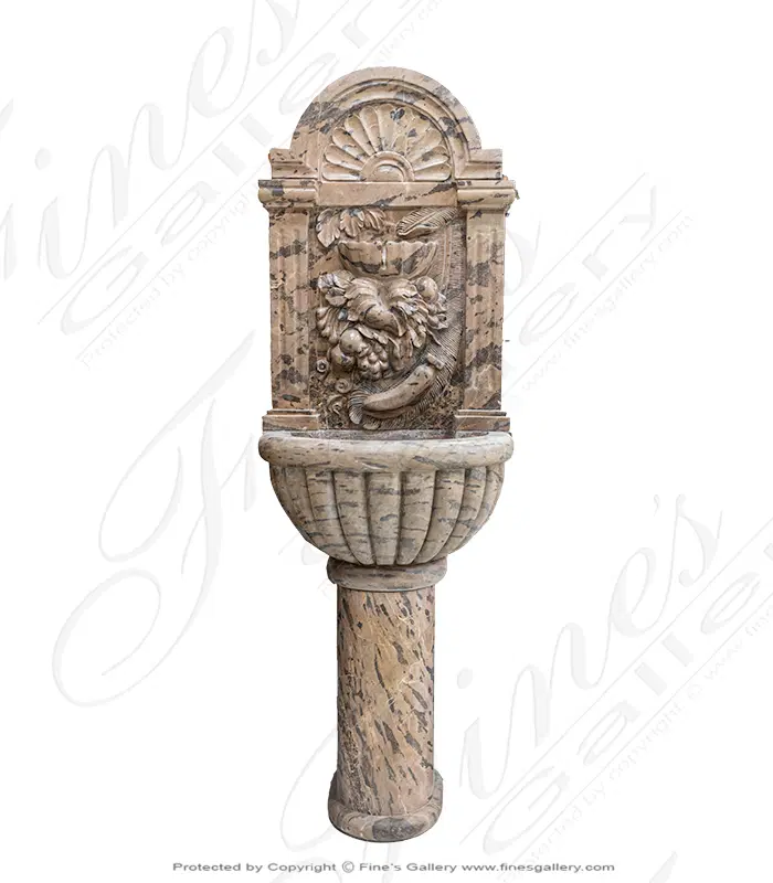 Brown Marble Wall Fountain