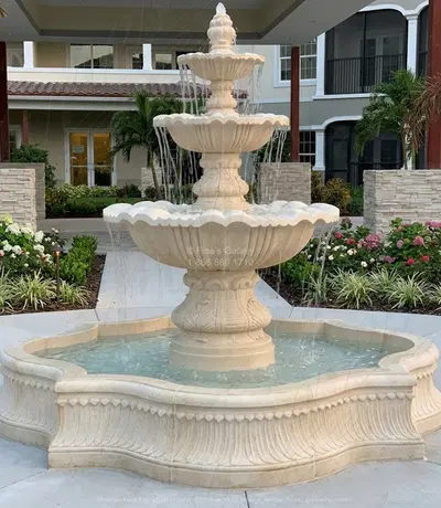 Tuscany Courtyard Marble Fountain