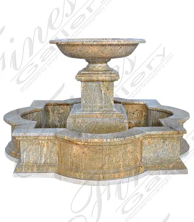 Rustic Granite Garden Fountain