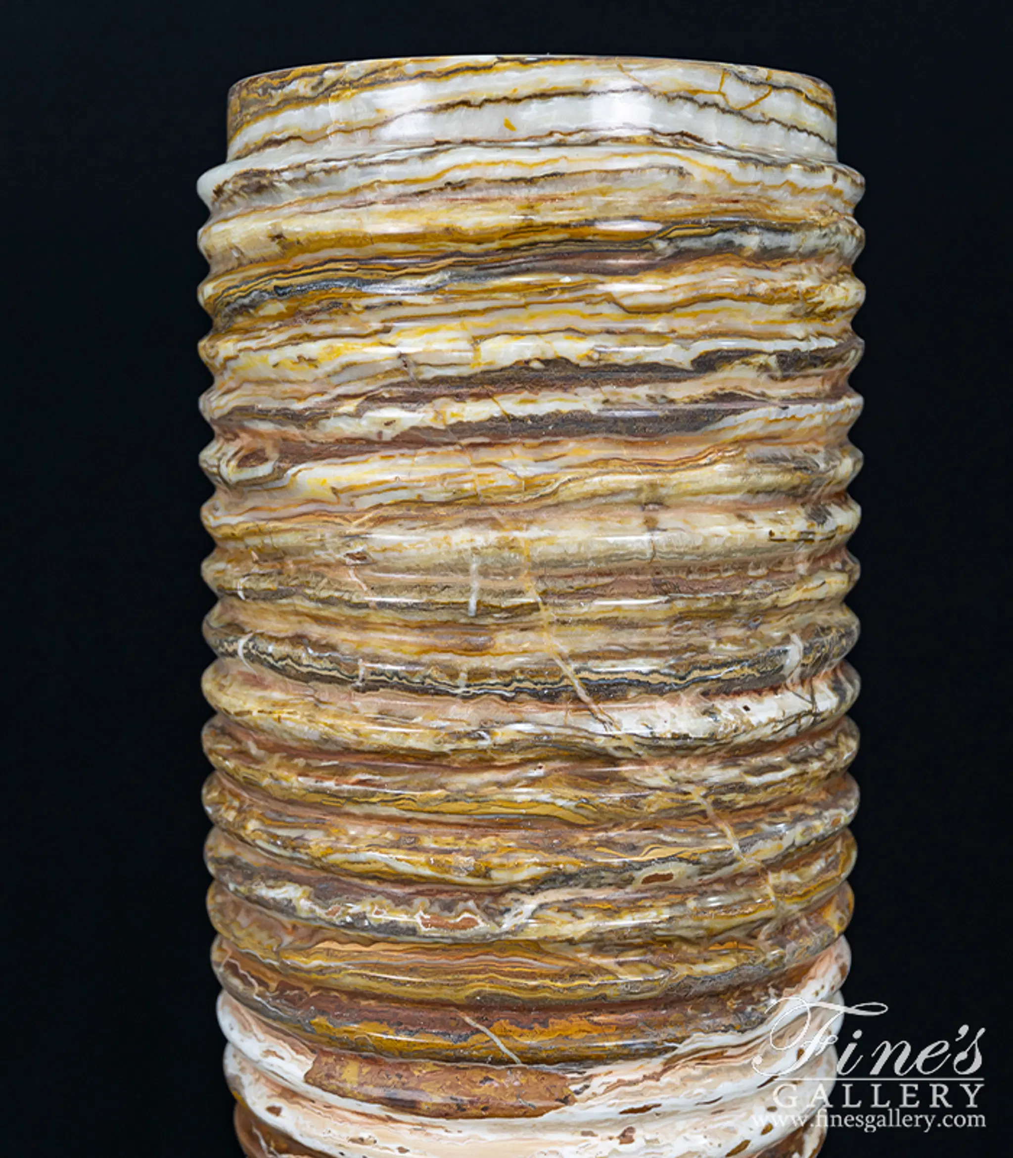 Exotic Natural Stone Garden Fountain — Model MF-1732 — detail view 2