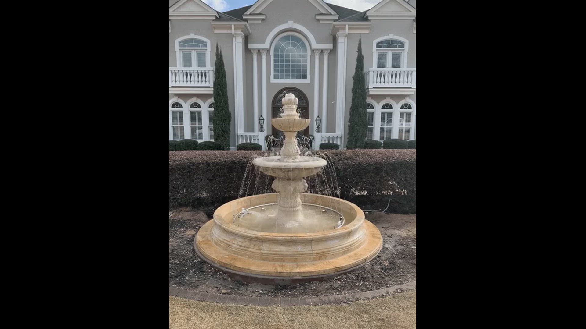 Antique Style Travertine Fountain — Model MF-1861 — product video
