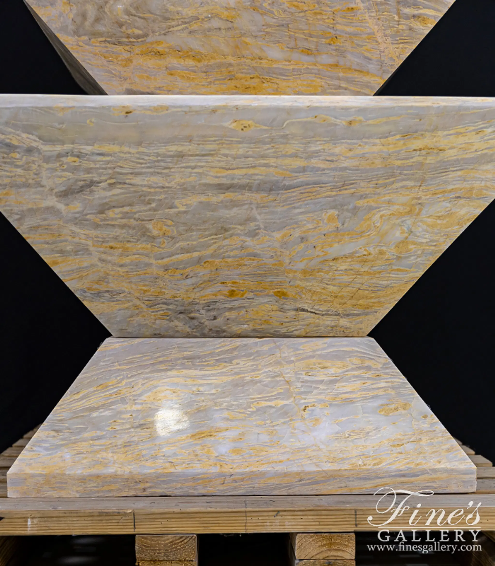 Orobico Light Modern Marble Fountain — Model MF-1972 — detail view 2