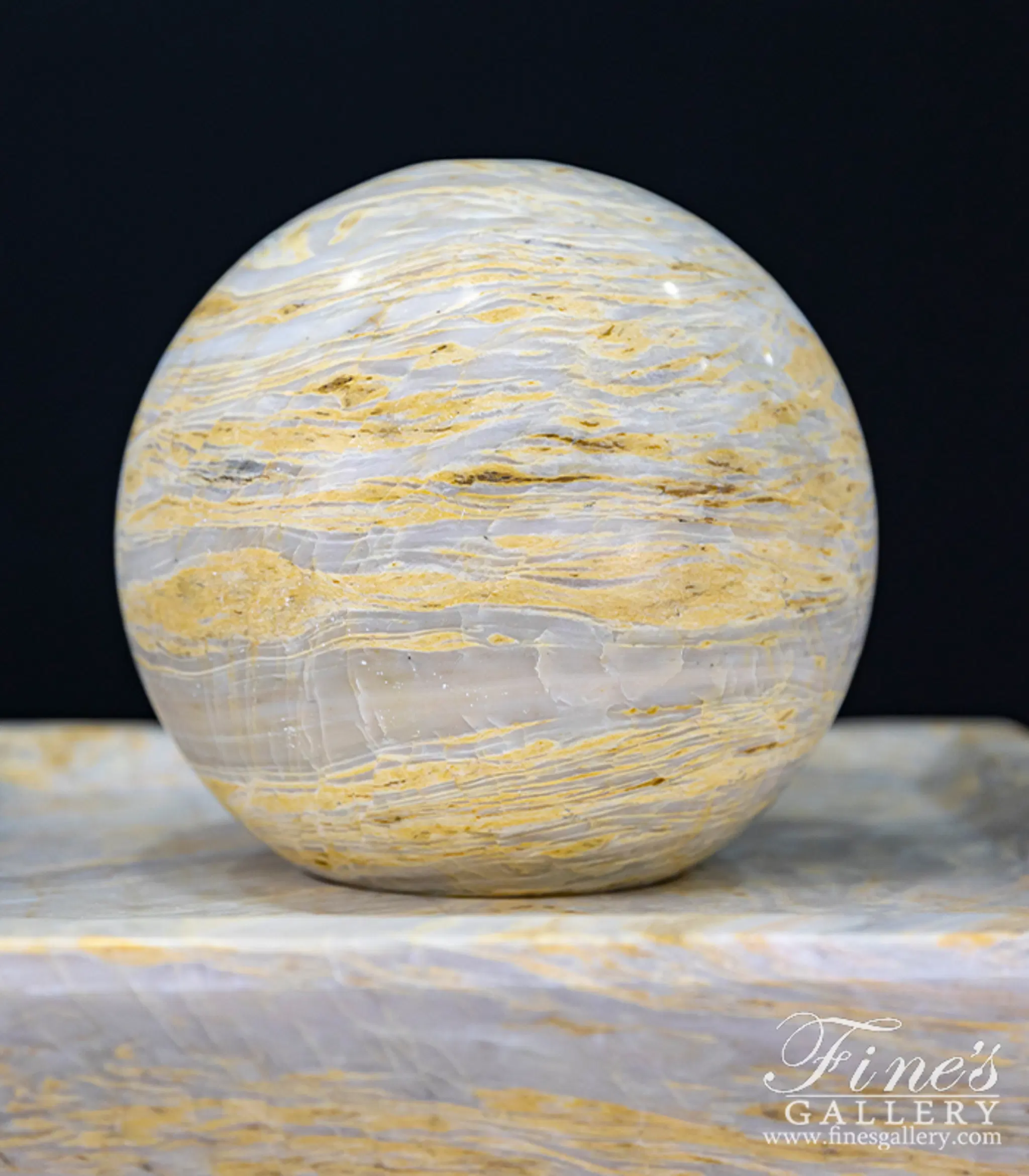 Orobico Light Modern Marble Fountain — Model MF-1972 — detail view 4